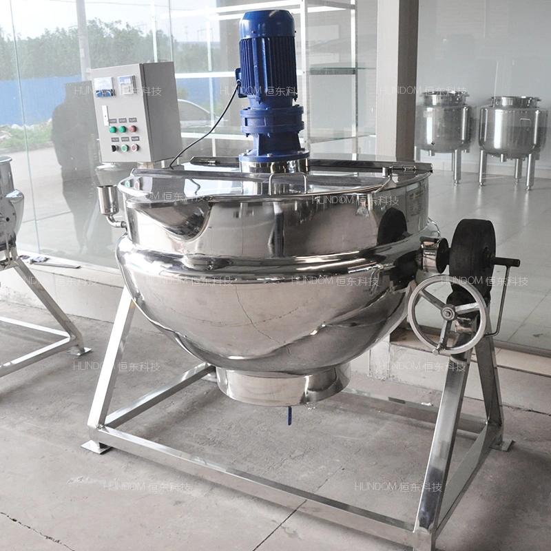 Stainless Steel Sugar Heating Cooking Tank/Pot with Mixer