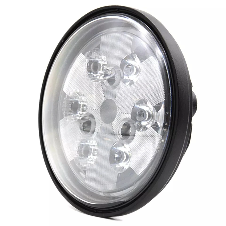 Fast Dispatch CE RoHS Certified Aluminum High/Low Beam 12V 24V Round 18W LED Work Light