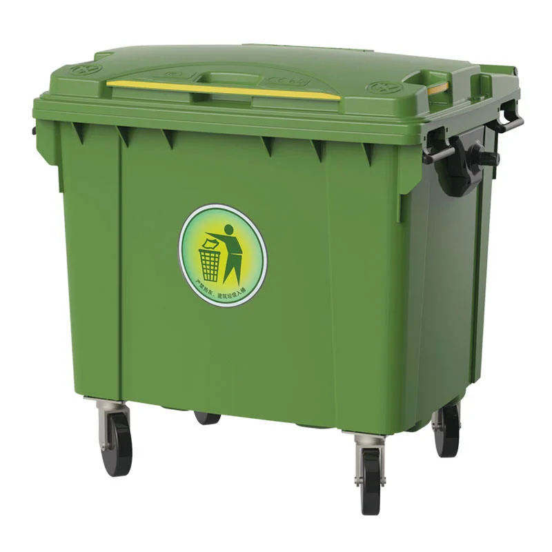 Waste Bins Plastic Products 1100L Large Garbage Can with Good Quality Plastic Rubbish Bin