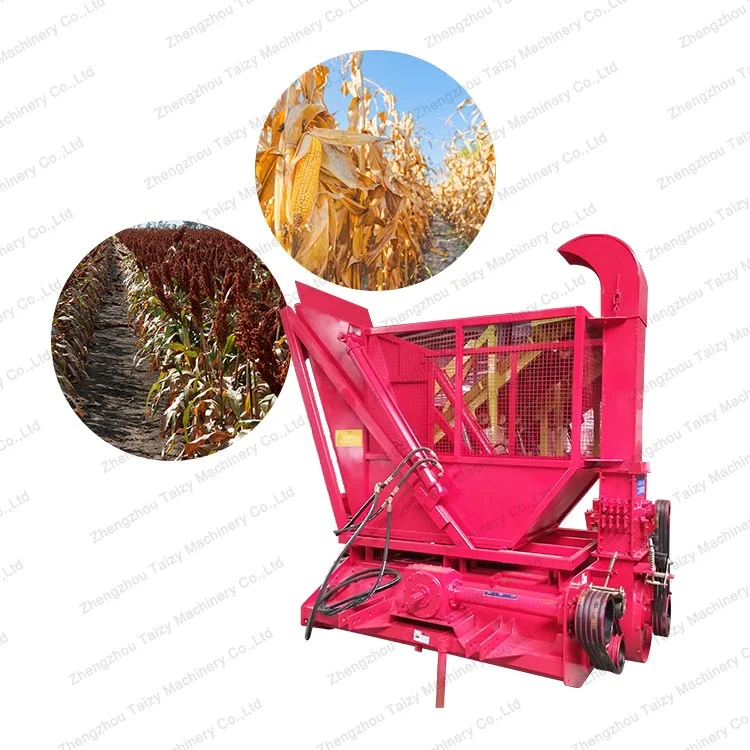 La agricultura la cosecha de heno, paja de maíz trituradora Forraje ensilado