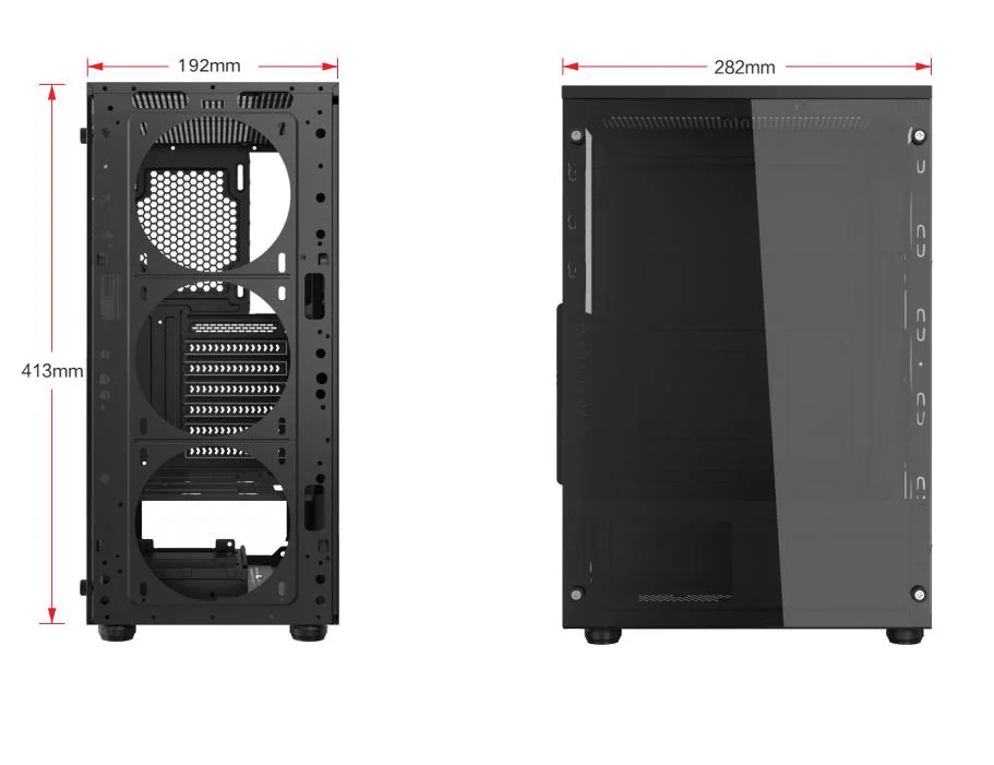 Корпус для ПК Производитель поставляется в комплекте со стильным корпусом ATX