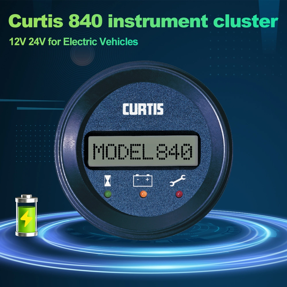 Curtis 840 Substitutes 6-LED Dash Display Can Communicate with Curtis Motor Controllers Using Both The Spy and Can Open Formats