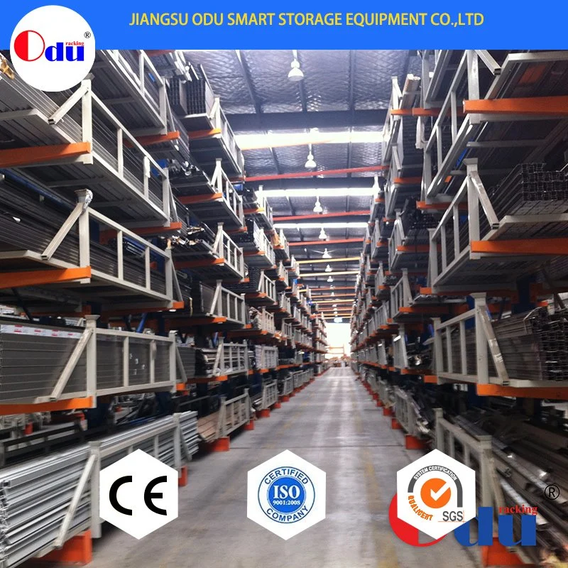 High Capacity Double Faced Heavy Middle Duty Customized Long Material Cantilever Rack Shelf