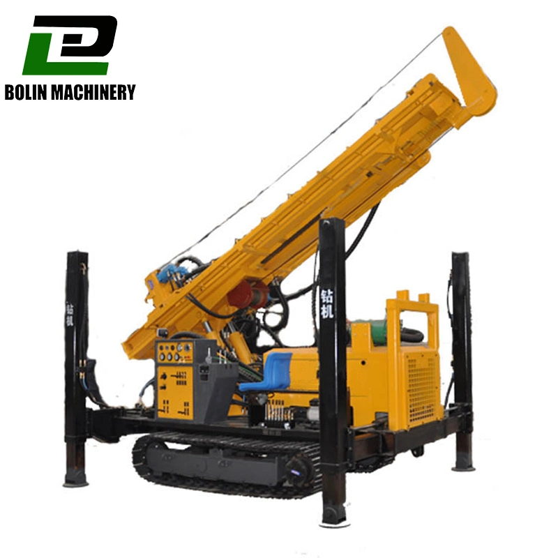 350 Meter Depth Factory Price Crawler Water Well Mine Drilling Rig with Fast Drilling Speed