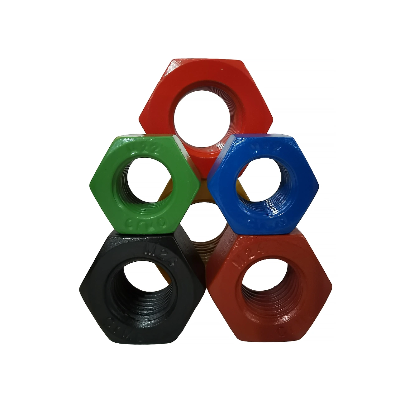 Wholesale/Supplier A194/2h Grade7 42CrMoA Tef/PTFE Polytetrafluoroethylene DIN934 Hexagon Nut