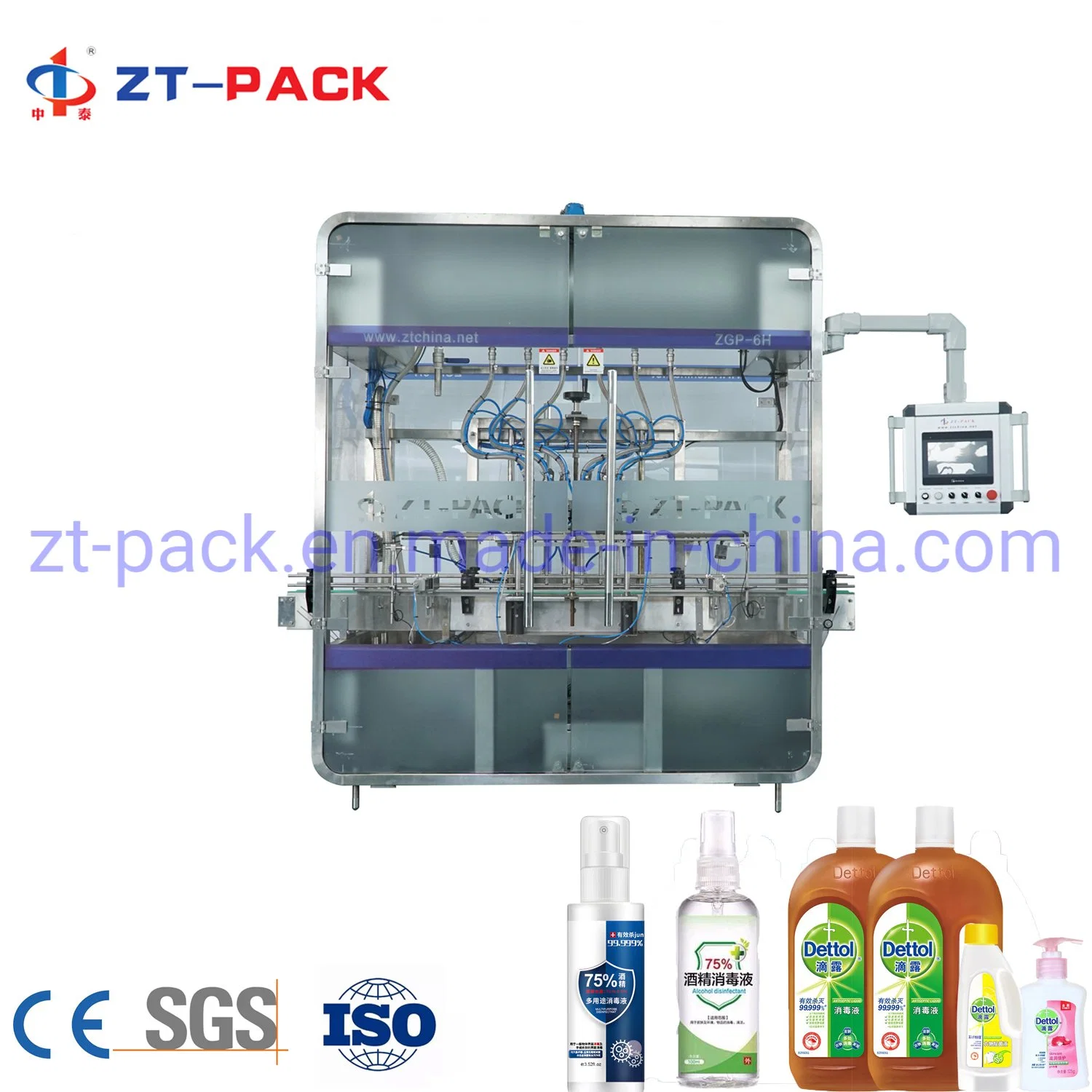 Automatic 1 Litre Bottle with 16 Head Liquid Filling Machine Supplier Factory Plastic Bottle Liquid Filling Machine