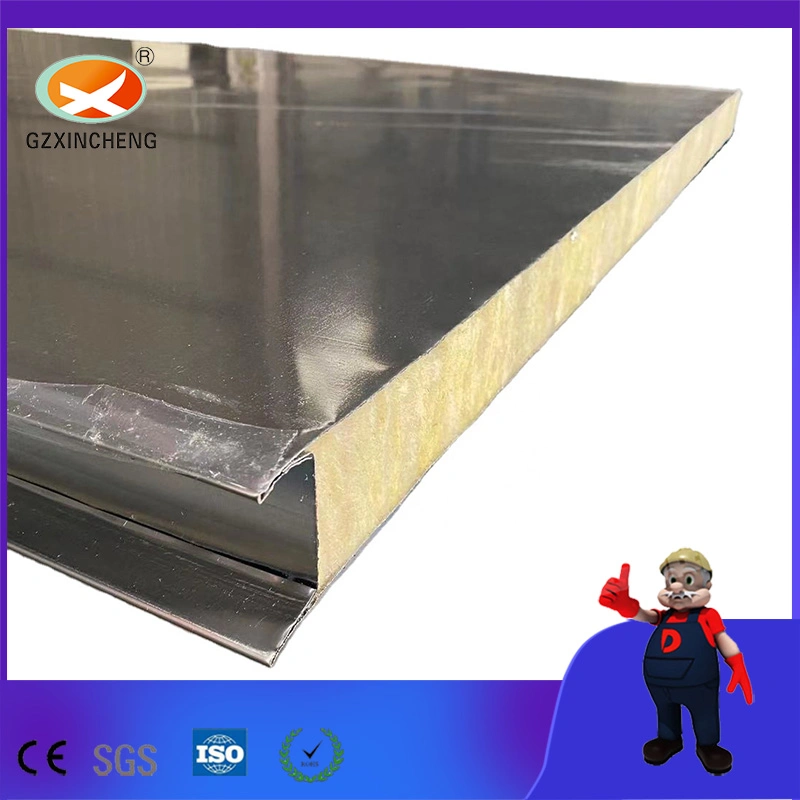 Light House Original Factory Price Rock Wool Sandwich Panel Interior Exterior Roof Wall