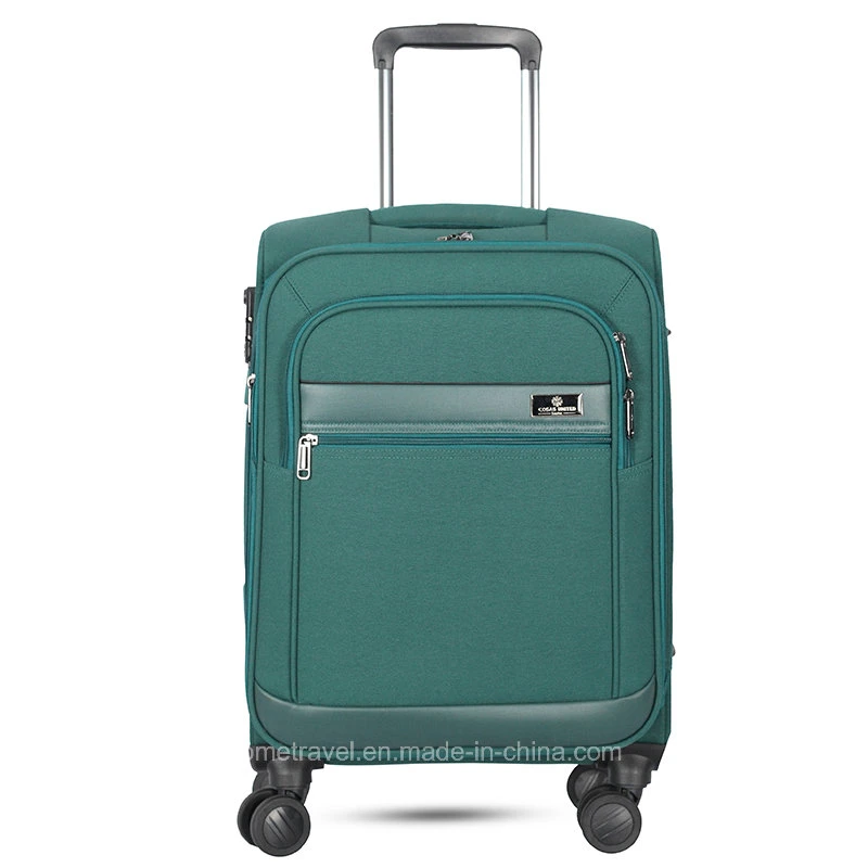 Customize Original Factory EVA Polyester Double Wheel Travel Trolley Suitcase