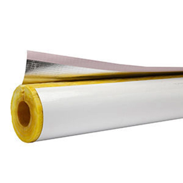 Chilled Water Insulation Pipe Glass Wool Pipe Covers