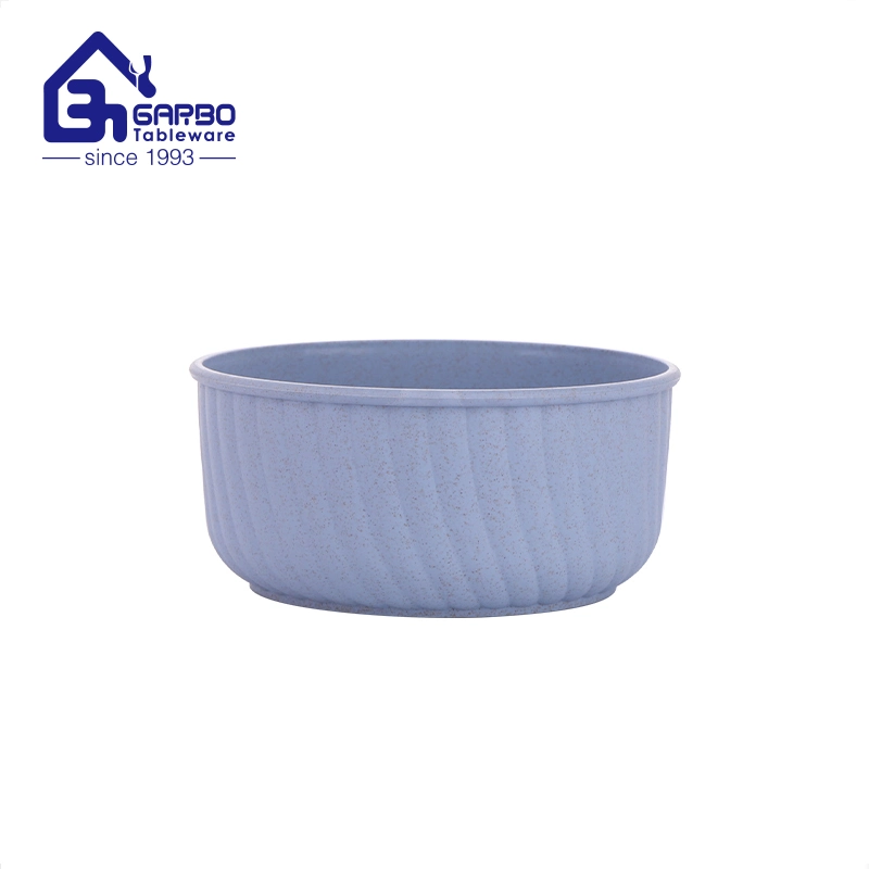 Pink Color Wheat Straw Children Bowl Food Safe Plastic Bowl for Baby Use Food Safe Unbreakable Bowls for restaurant