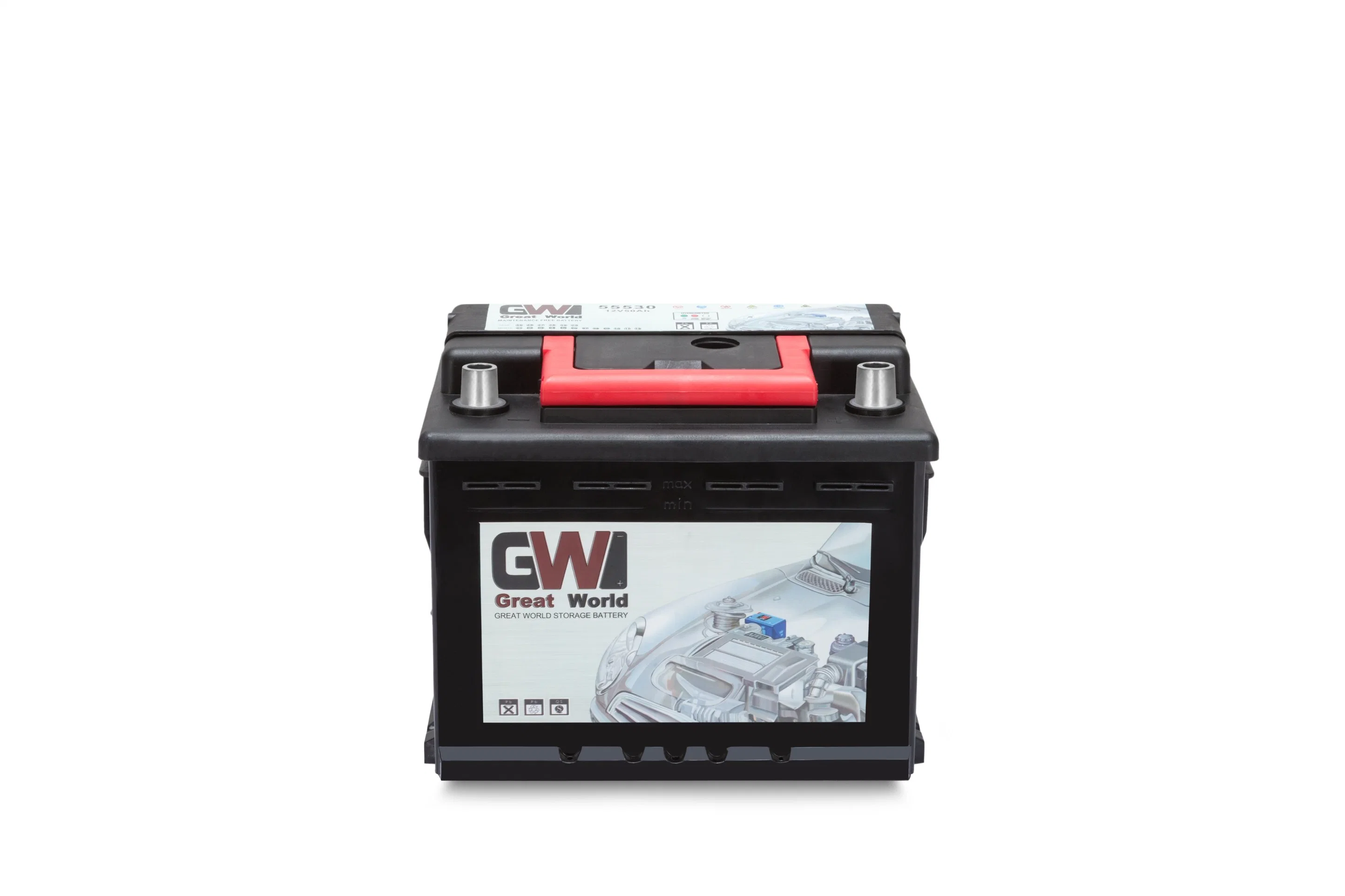 Power Brand Hot Sales Cote d'Ivoire DIN62 Good Quality Auto Battery