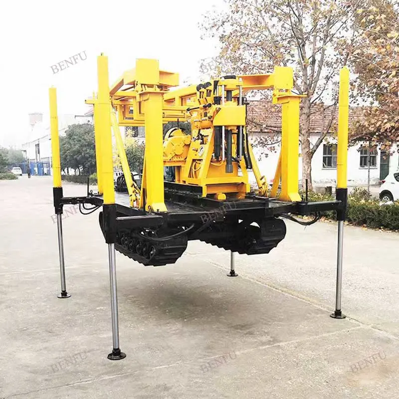 Popular Hydraulic Crawler 180m 200m Water Well Drilling Rigs for Drilling Machine