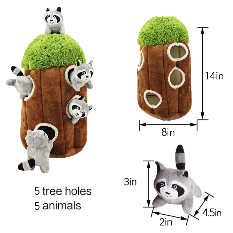 Hot Sale Stuffed Animal Chew Toy Hide and Seek Dog Toy for Pets Squeaky Dog Chew Toyhot Sale Products