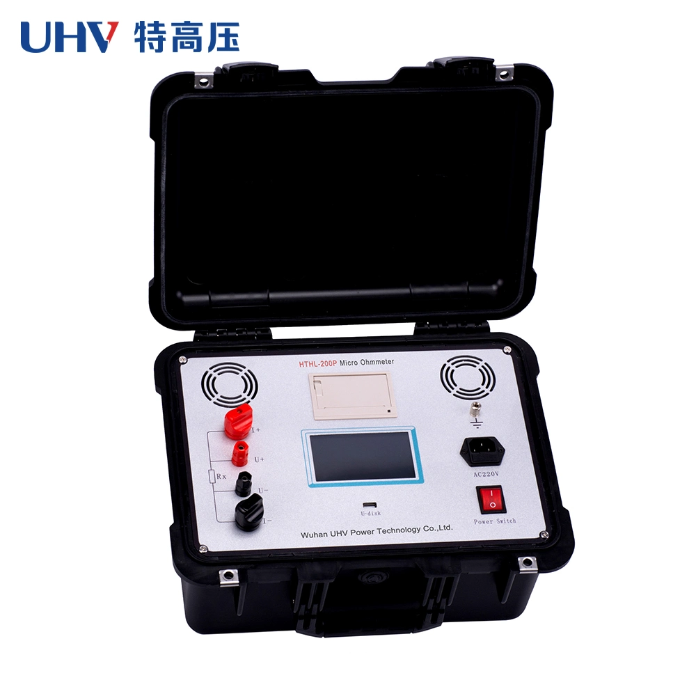 Hthl-200p Micro Ohmmeter for Transformer DC Resistance Testing