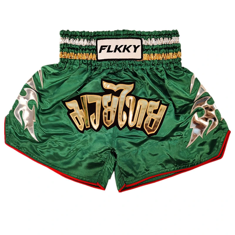 Boxeo negro de Kick Boxing Shorts Shorts uniformes de las artes marciales