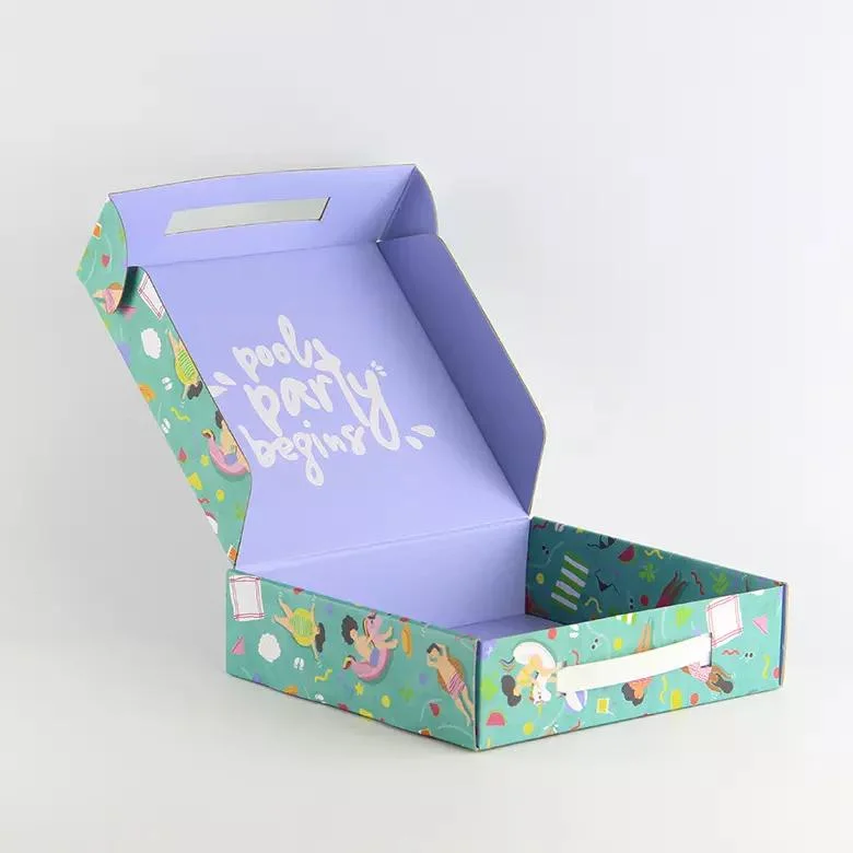 Design Kraft Wellpappe Verpackung Papier Mailing Boxen