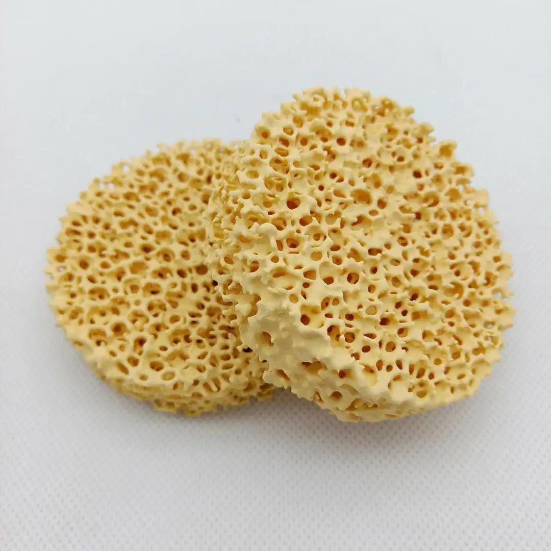 Resistance 1700&ordm; C Zirconia Ceramic Foam Filter for Magnesium Oxide Casting Filter Mesh for Casting