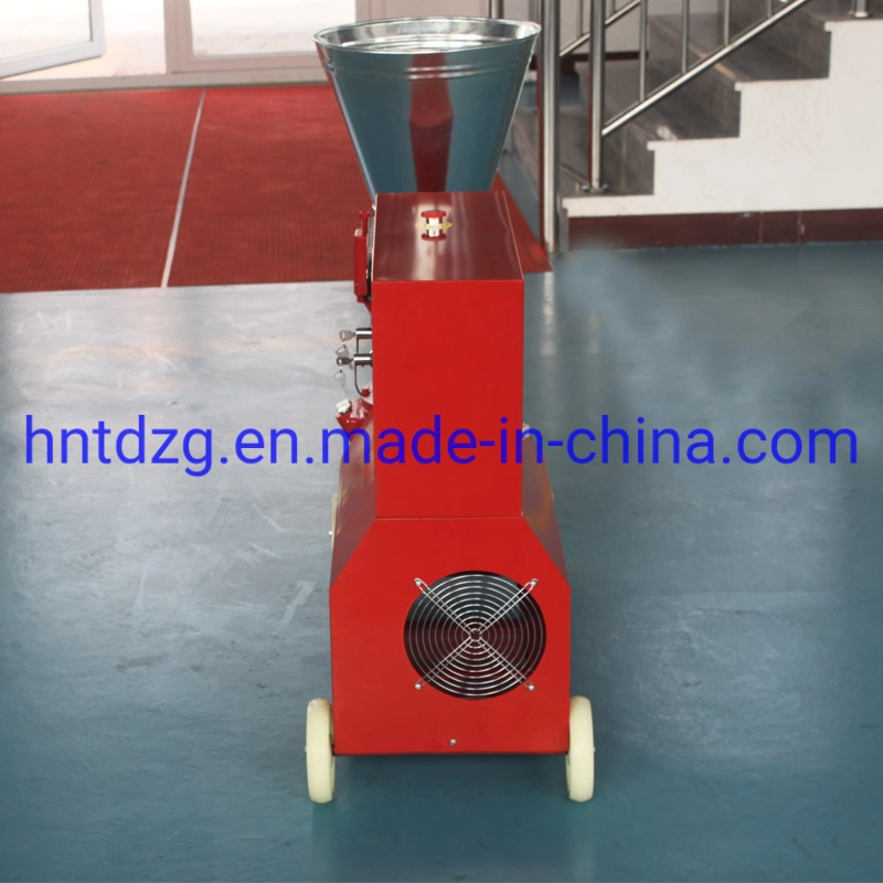 Wood Chip Biomass Straw Mini Pellet Flat Die Pellet Making Machine Fish Feed Processing Machine