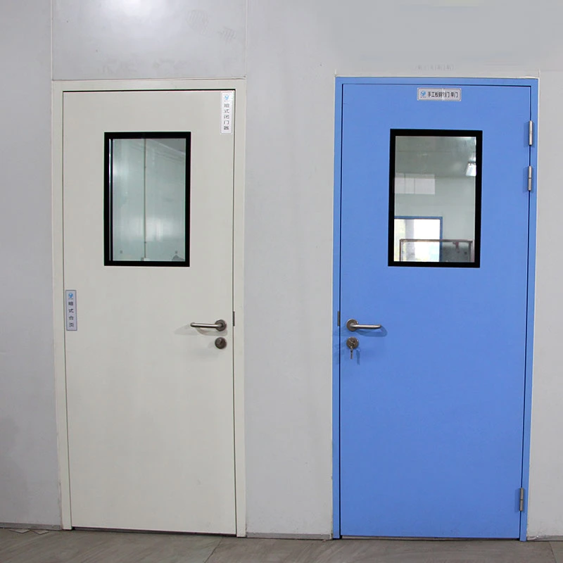 Swing Hospital Ward Operating Room Cleanroom Metal Steel Doors