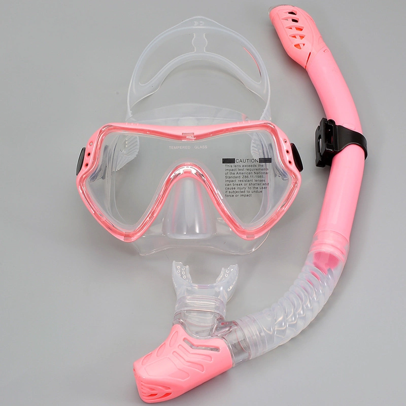 Customized Snorkeling Two-Piece Mask Set for Adult Diving Tube Anti-Fog Goggles