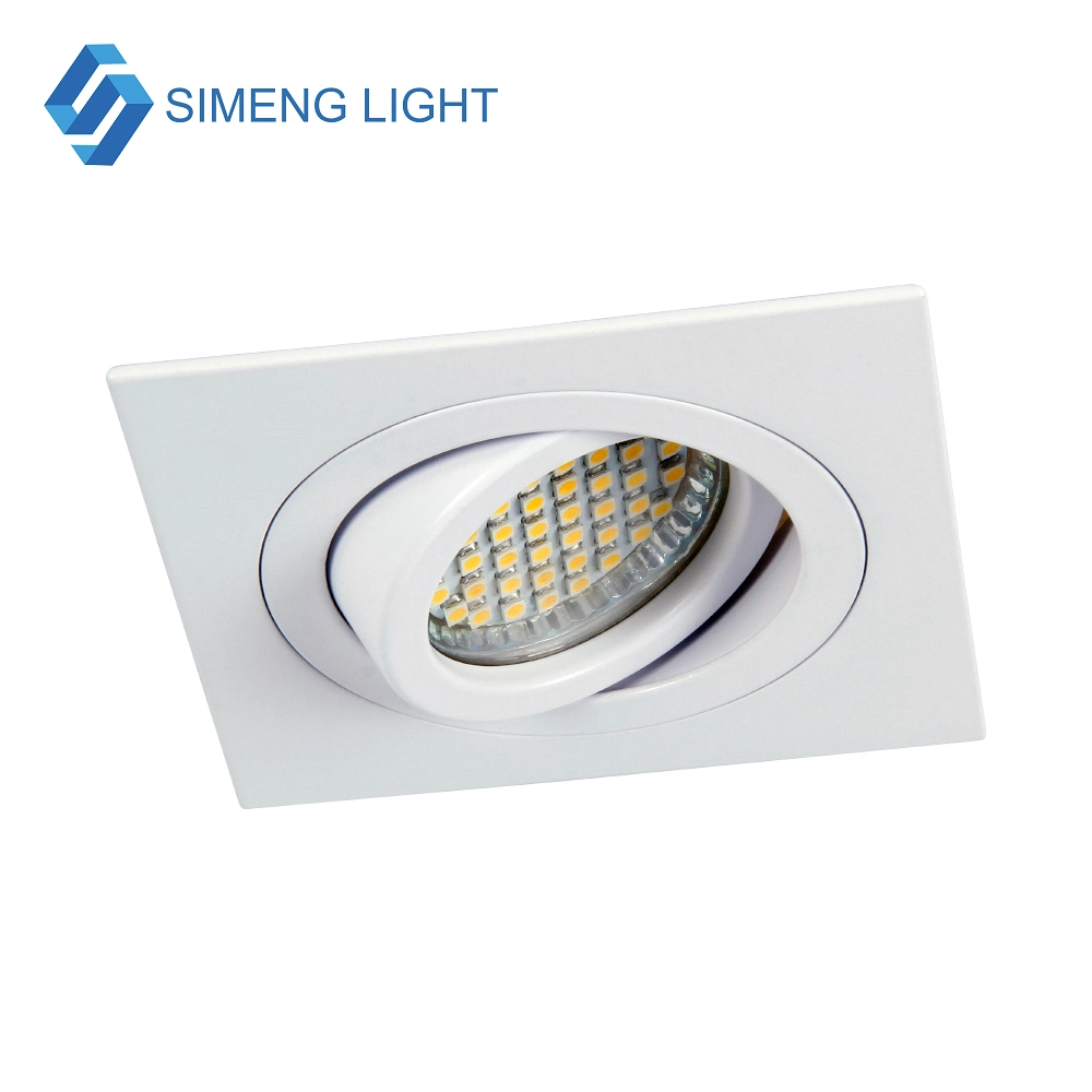 GU10 MR16 Gu5.3 IP54 Spot Light Fixture Cutout 83mm 90mm 8W Recessed COB LED Downlight Antiglare Home Dimmable LED 7W Down Light