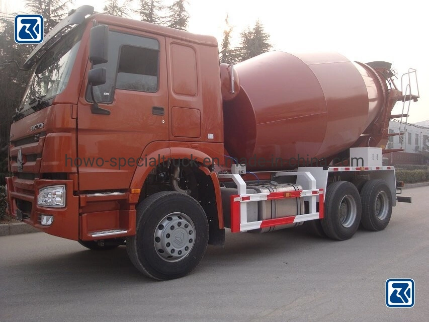 HOWO 6-12m3cbm Concrete Mixer Truck Cement Drum Tanker Construction Machinery Truck