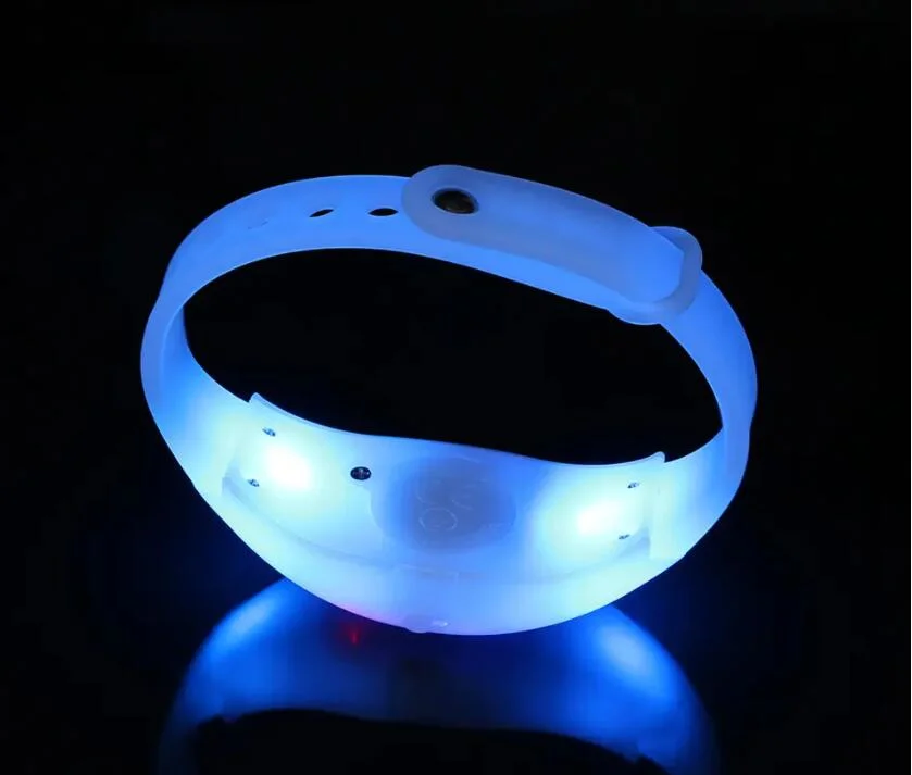 15colors Logo Remote Control LED Watch Bracelet DMX Controlled Wristband for Party