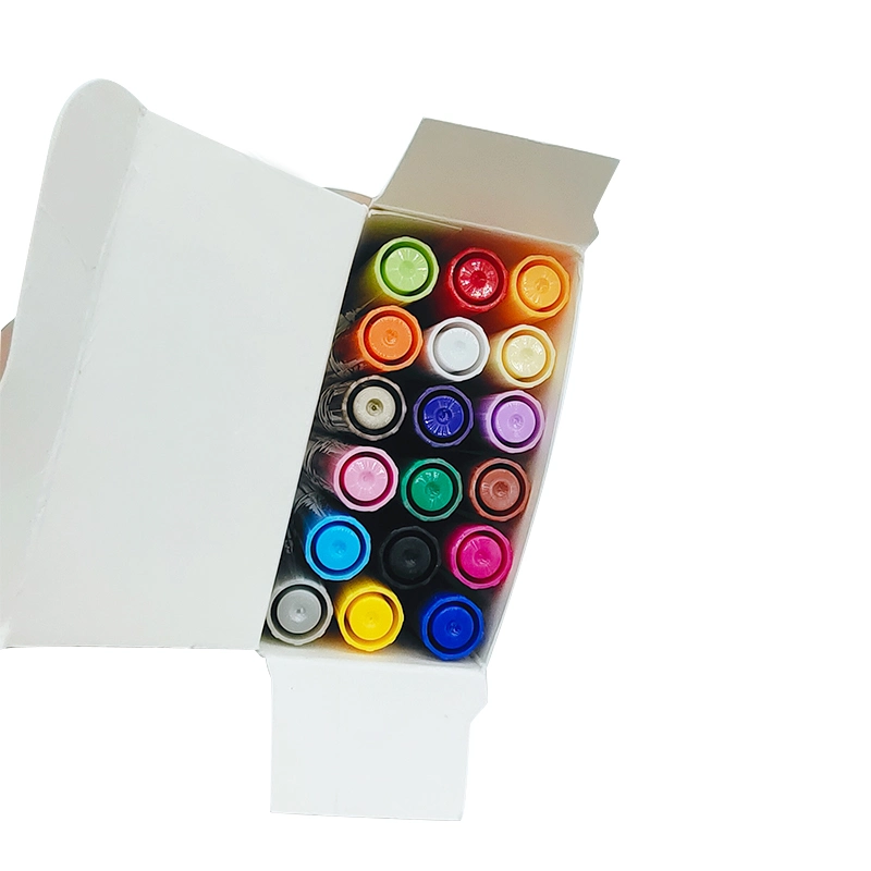 18colors Bürobedarf Schreibwaren Permanent Acryl Lack Marker 3D Stift