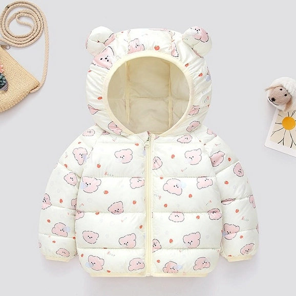 Fábrica al por mayor ropa para niños Kid Winter Coat Hooded Baby Puffer Chaqueta