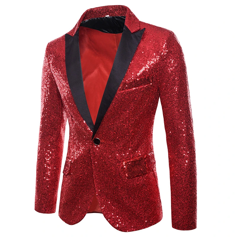 Top Quality Sequin Mens Business Suits