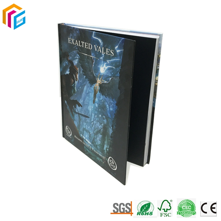 Custom Print Booklet Catalog Full Color Hardcover Film Laminated Glossy Cover Book Printing