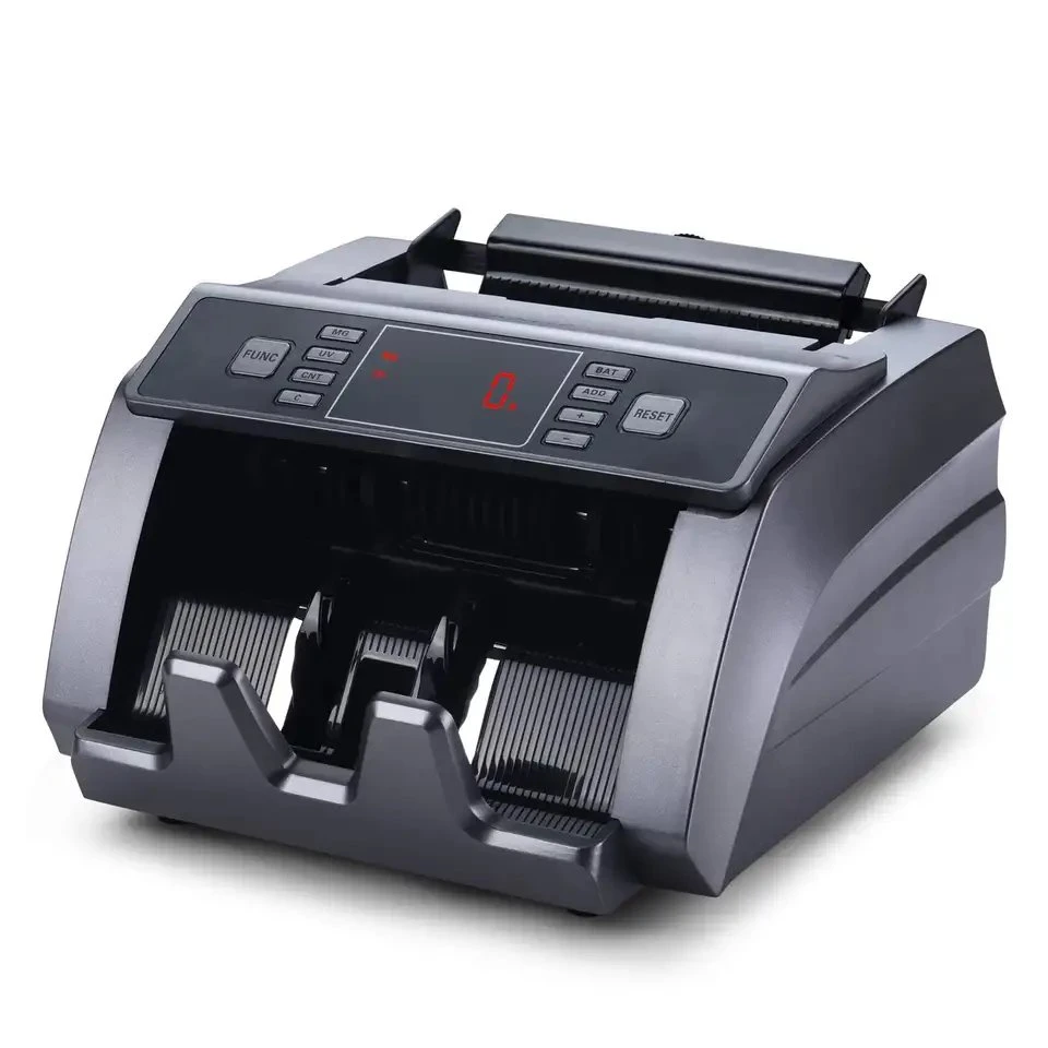 Union C09 Pakistan Pkr Money Counter UV/Mg/IR Counterfeit Detection, Add and Batch Modes Large LED Display Fast Counting Speed