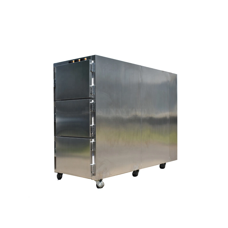 Sy-Stg03 Mortuary Refrigerator 3 Drawers Stainless Steel 304 Corpse Freezer