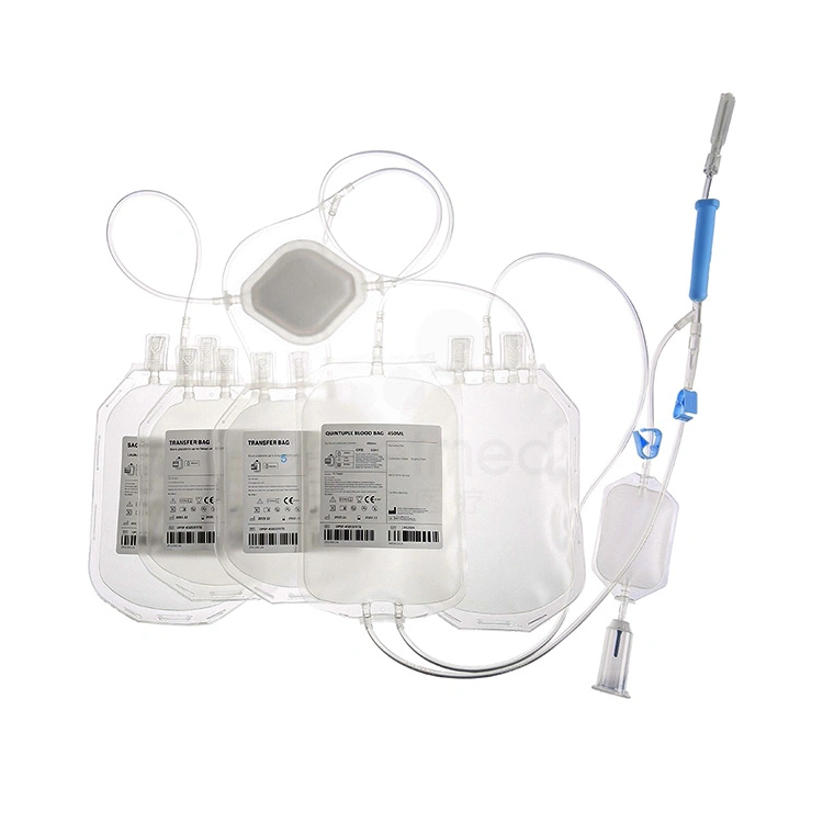 Medical Instrument Blood Transfusion Collection Bag 250ml 450ml 500ml