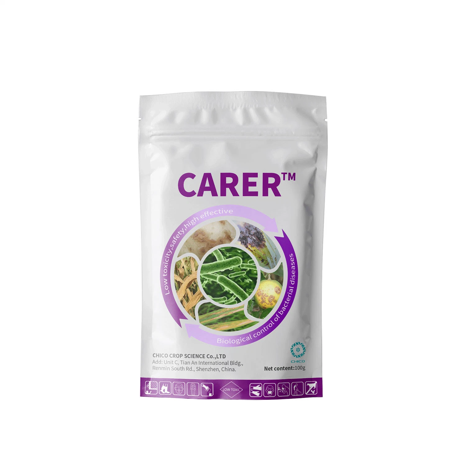 CARER bio fungicide special for bacterial disease like Citrus Canker Cucumber Angular Leaf Spot