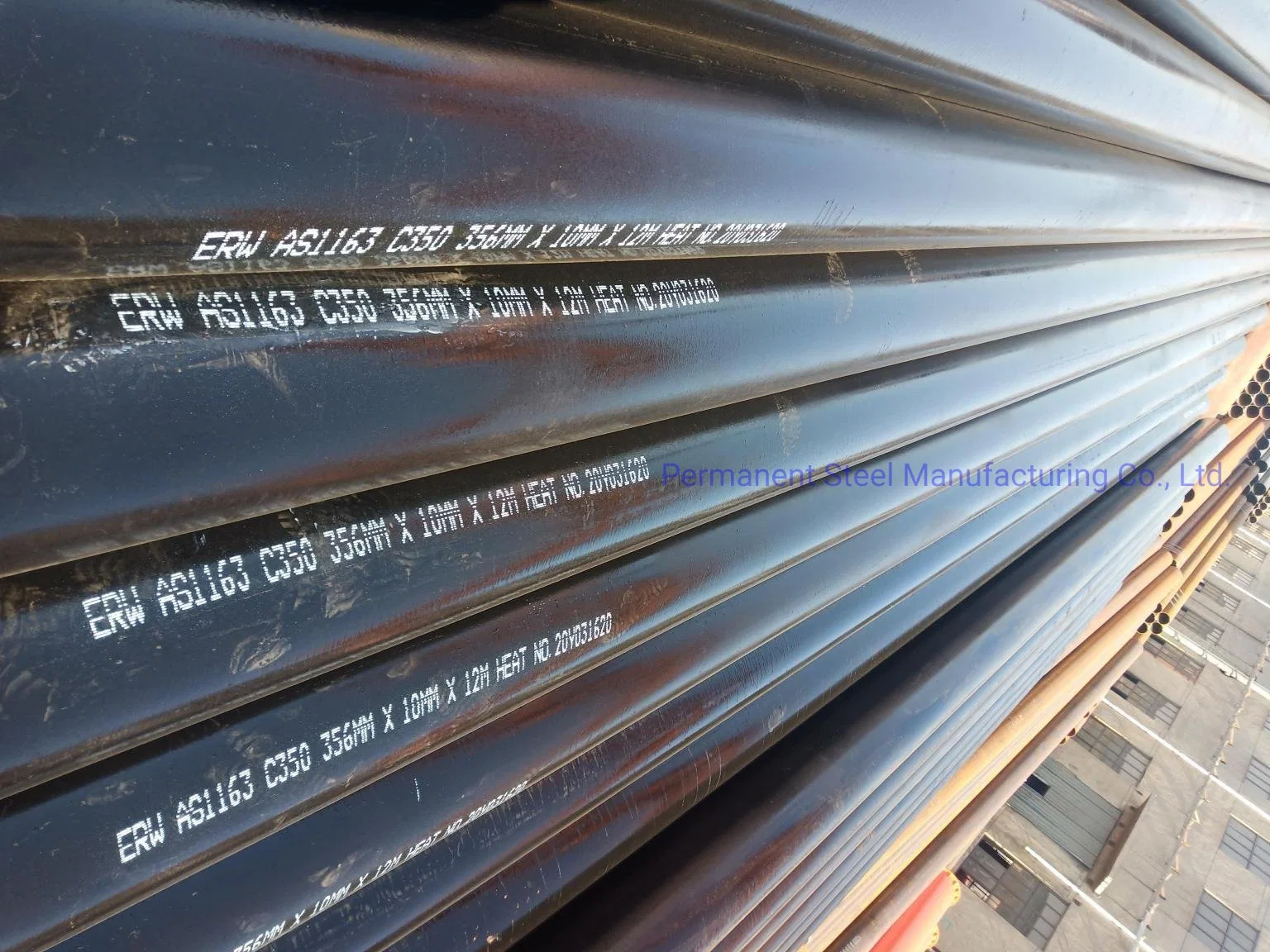 Painted ERW Steel Pipe Use for Making Scaffold Factory