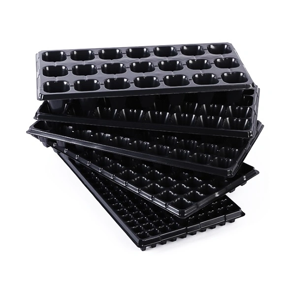 Plastic Seedling Tray PS and PVC Nursery Tray Seed Tray for Greenhouse Accessories and Hydroponics System