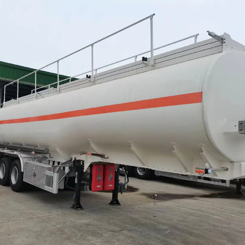 Dreiachsiger 42, 000 Gallone Aluminium Öl-Kraftstoff-Tanker