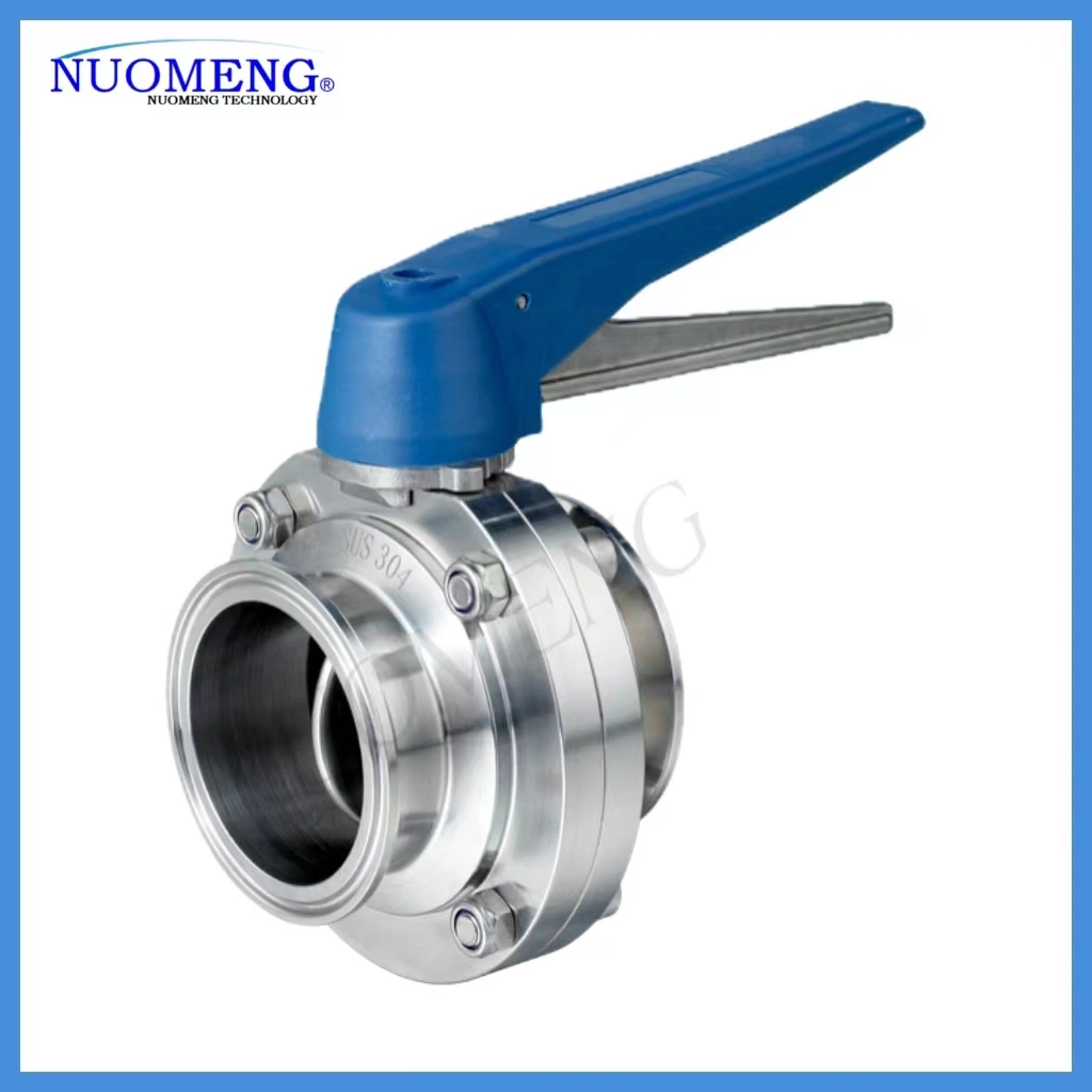 Sanitary Stainless Steel SS304/SS316L Manual Clamped Butterfly Valve (IDF-No. RD0212)