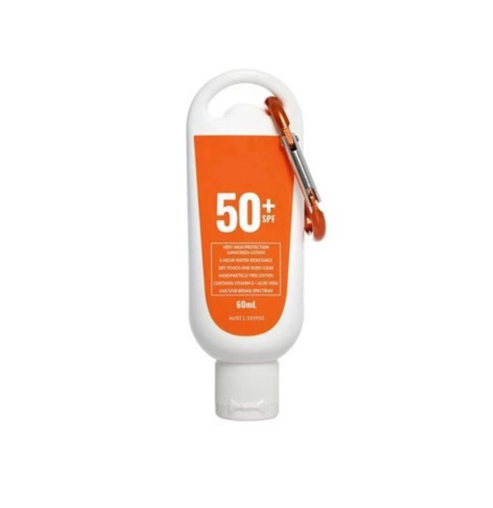 Armor Sunscreen Lotion W/ Carabineer Clip UV Protection for Climbing Climber