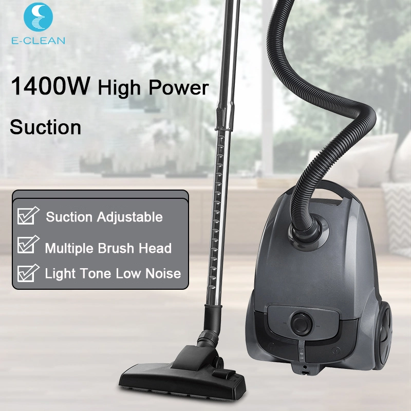 2000W Dry Electric Vacuum Cleaner Bagged Canister Vacuum Cleaner with Retractable 5m Cord