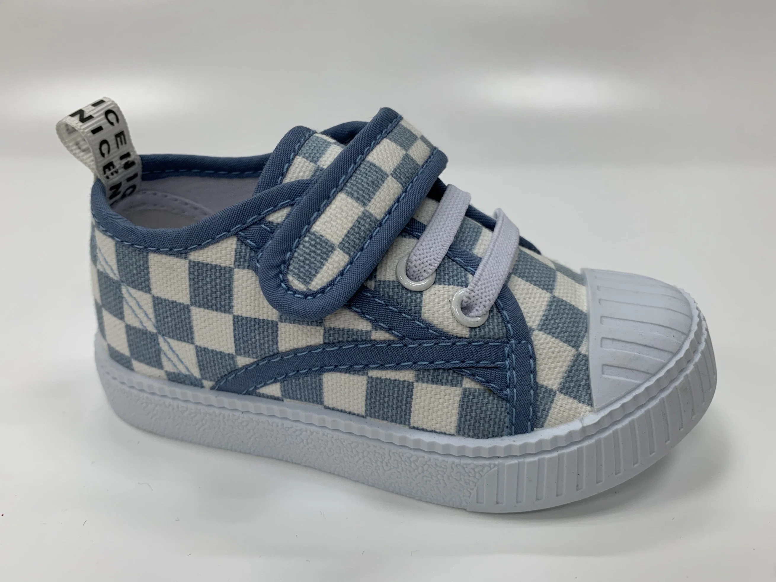 Trendy New Children's Shoes PVC Sole Plaid Style