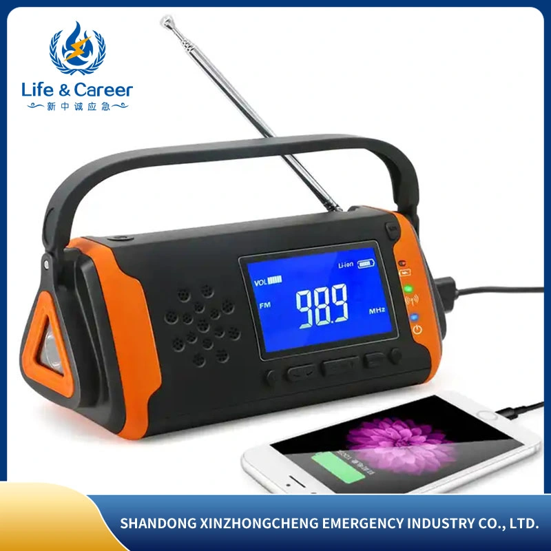 Wireless Outdoor Bluetooth Speaker Shocking Bass Portable Multifunction Speaker Digital Radio Portable Radio with FM Radio LED Colourful Display Light