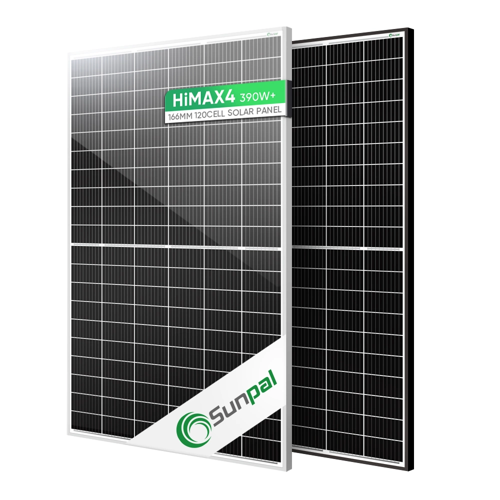 Efficient Sunpal Himax4 Roof Mount Solar Panels For Greenhouse 360W 370W 375W 380W 390W For Aquarium