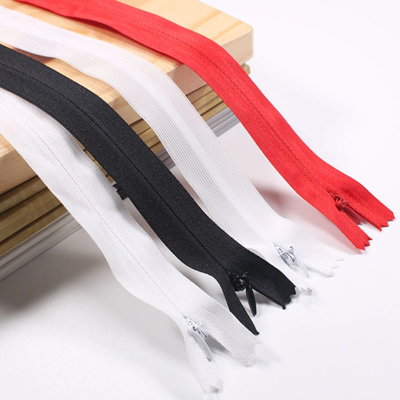 Wholesale/Supplier Open-End Waterproof Nylon Aluminium Zipper for Dress