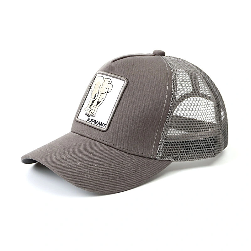 Gorra de béisbol con bordado animal Nuevo malla de verano para hombres y mujeres Sombrero de Trucker animal alcanzó el máximo de la gorra al por mayor