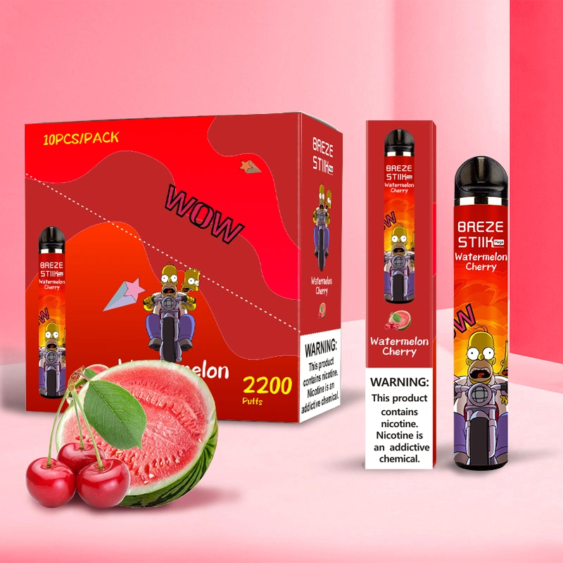 Fruit Flavor 2% Nicotine Salts 2000 Puff Breze Stiik Mega Vapor Pen Puff Plus