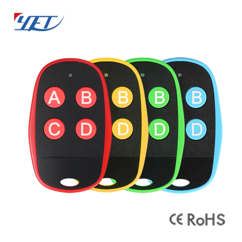 Best Price 433MHz Wireless RF Colorful Type Remote Control for Garage Door Yet2114