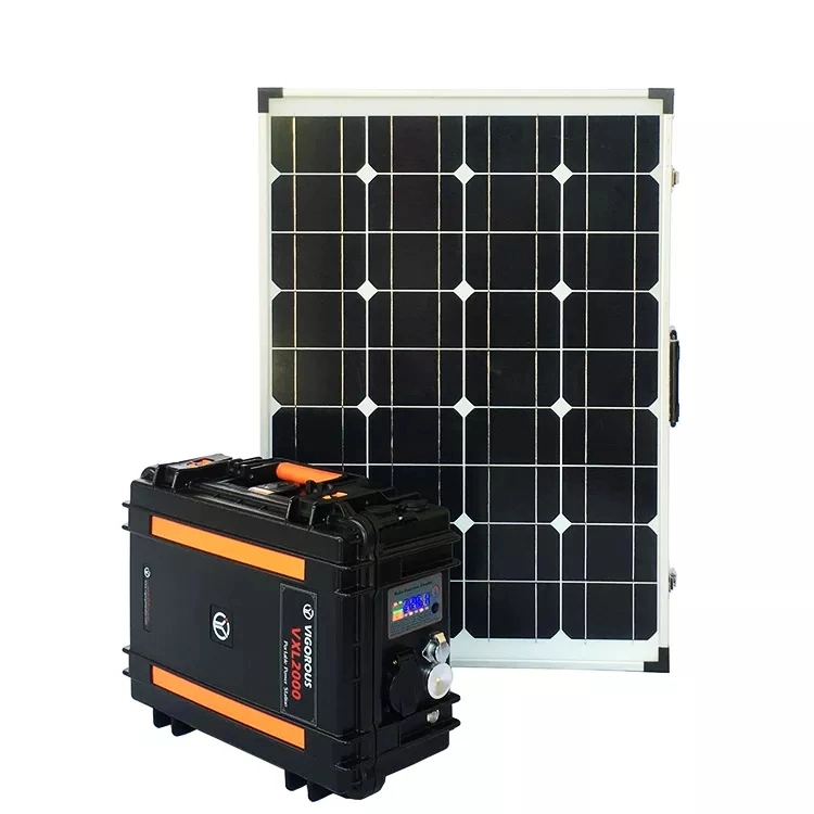 Rechargeable Solar Generator Backup 2000watt LiFePO4 Power Supply Camping 220V 230V 50Hz Portable Power Station Power