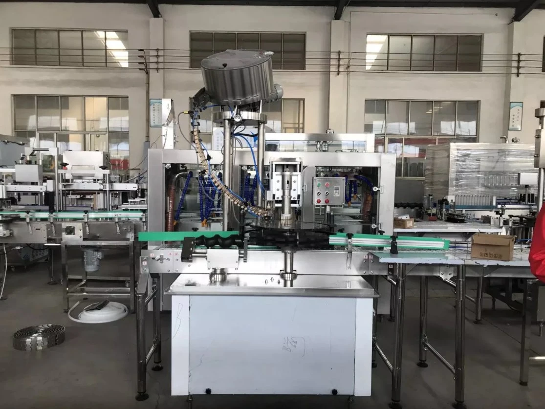 Automatic Vodka Wine Liquor Glass Bottle Filling Equipment Washing Filling and Capping Line